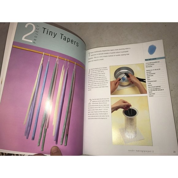 Step by Step Crafts Candle Making by Cheryl Owen Book - Picture 12 of 16